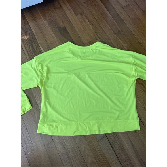 Lucky In Love Luv 50+ Women's Athletic Shirt Long Sleeve Yellow Size XXL - Picture 5 of 5